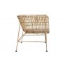 Galice-Sofa aus Rattan und Metall