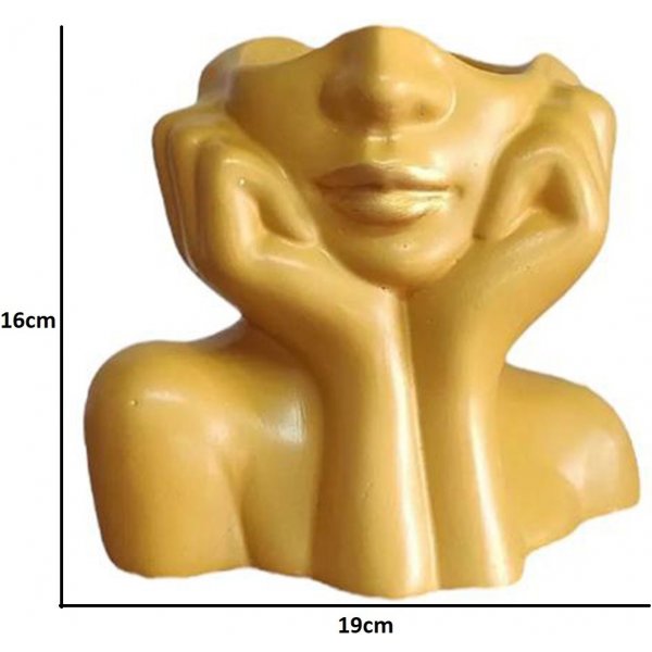 Revo Vase - Safrangelb Revo Vase - Safrangelb