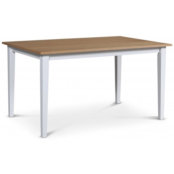Fr Esstisch 140 cm - Eiche/wei