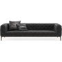 Modisches 3-Sitzer-Sofa - Grau
