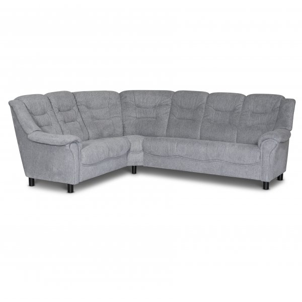 Ecksofa hellgrau 5-Sitzer - Alvesta Ecksofa hellgrau 5-Sitzer - Alvesta
