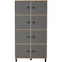 Vilamo Schrank 59 - Kiefer/anthrazit