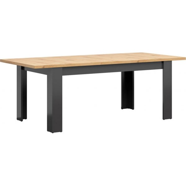 Hesen Esstisch 160-200 x 90 cm - Graphit/Eiche