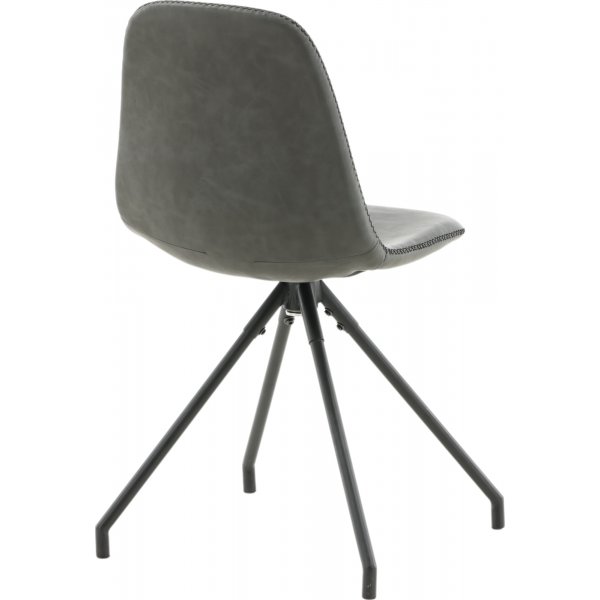 Drehbarer Esszimmerstuhl Bridge - Schwarzes PU Drehbarer Esszimmerstuhl Bridge - Schwarzes PU