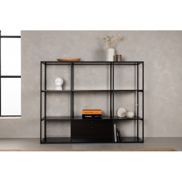 Bcherregal Amarillo - Schwarz