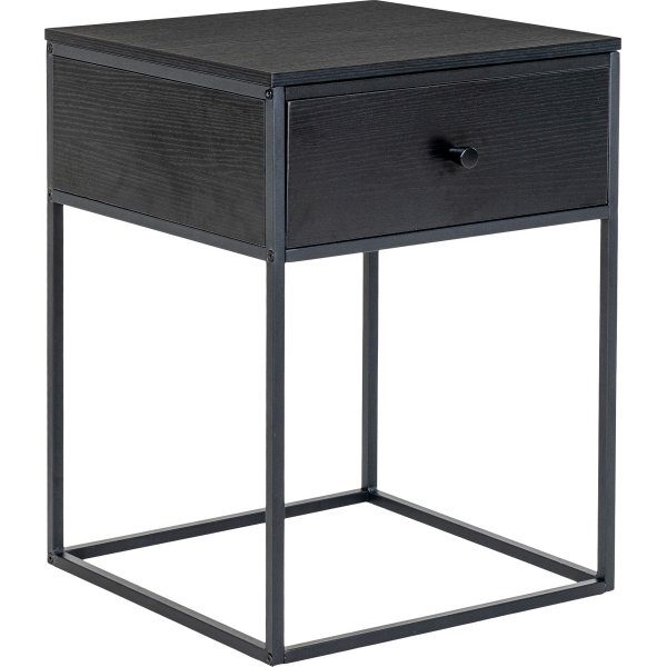 Weie Nachttische - Schwarz