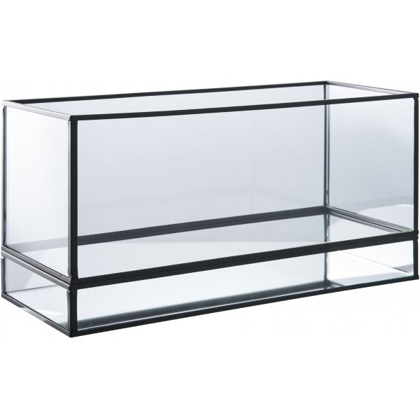 Hurricane Kerzenständer 30x12x15 cm - Schwarz Hurricane Kerzenständer 30x12x15 cm - Schwarz