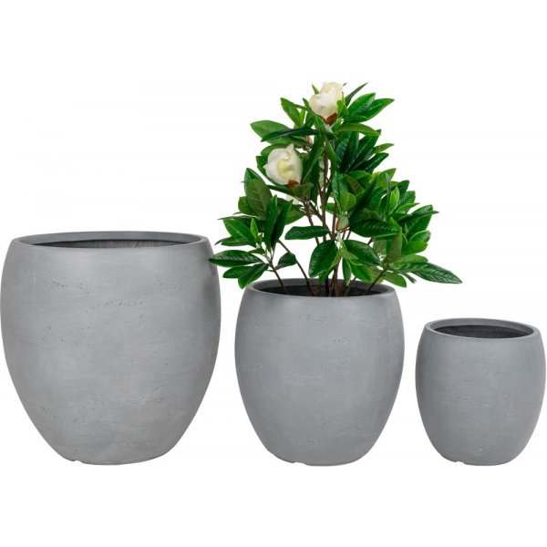 Marton Tpfe - Grau - 3 Stk