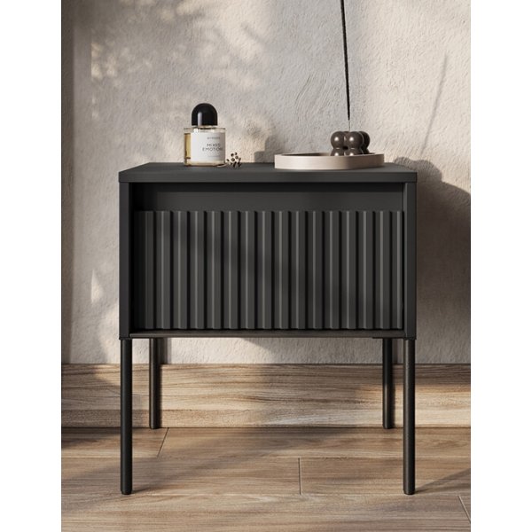 Trend-Nachttisch - Schwarz