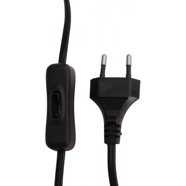 Quentin Tischlampe - Rauchglas/schwarz