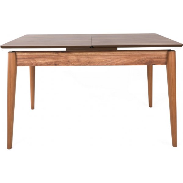 Sigma Esstisch 130-166 x 80 cm - Walnuss/Weiß Sigma Esstisch 130-166 x 80 cm - Walnuss/Weiß