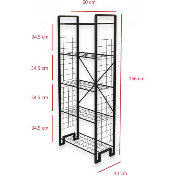 Kane B�cherregal - Schwarz