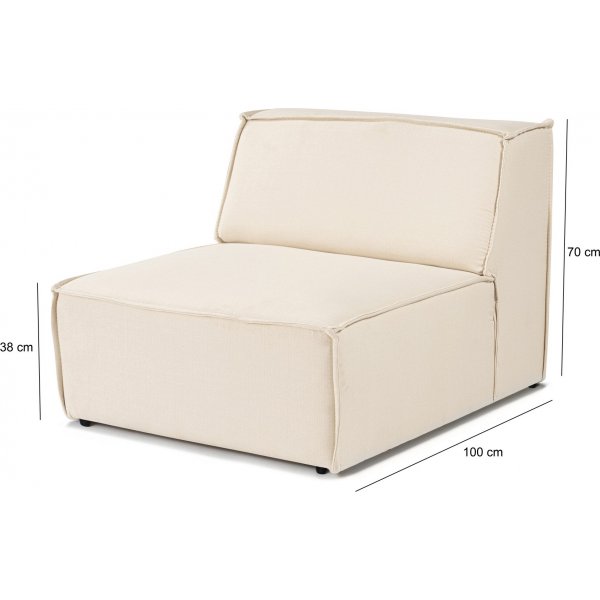 Puzzle-Ecksofa - Hellbraun Puzzle-Ecksofa - Hellbraun