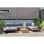Lifestyle Garden Topaz Sofa-Set - Grau/Teak