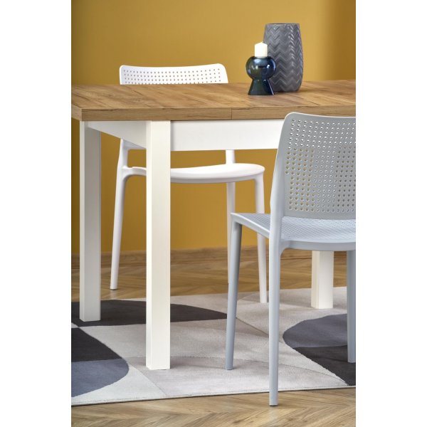 Callahan Esstisch 90-125 x 90 cm - Craft-Eiche/Weiß Callahan Esstisch 90-125 x 90 cm - Craft-Eiche/Weiß