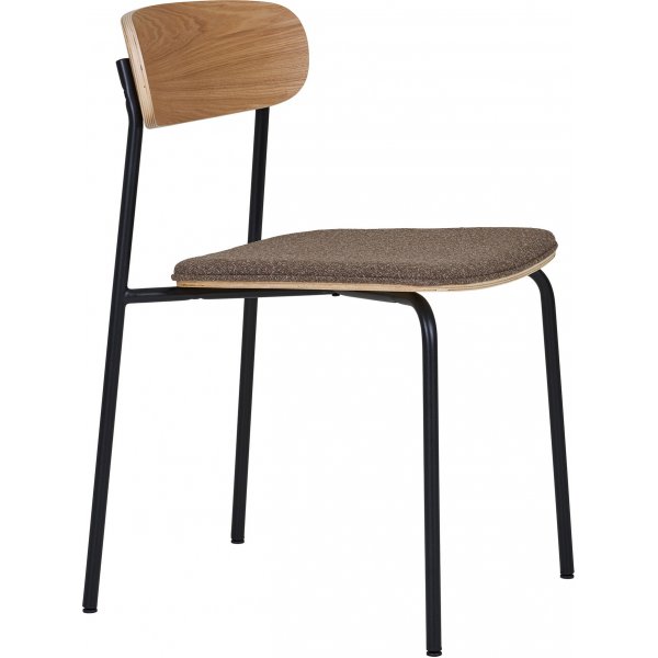 Estepona Esszimmerstuhl - Esche/Braun/Schwarz