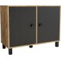 Vilamo Schrank 35 - Kiefer/schwarz