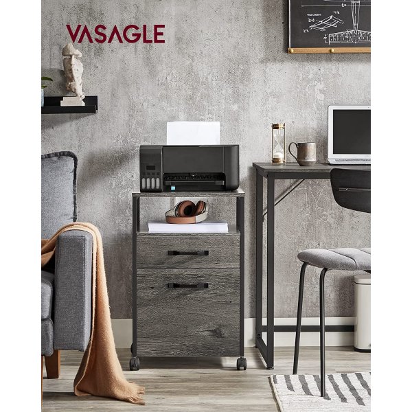 Belmont Aktenschrank - Grau/Schwarz Belmont Aktenschrank - Grau/Schwarz