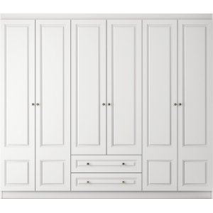 Inci Kleiderschrank 210 x 50 x 182 cm - Wei