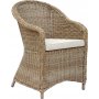 Gartengruppe: 6 Sthle und Tisch 200 x 100 cm Rattan - Hampton/Mercury
