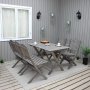Havng Essgruppe (Sofa mit 2 Sthlen und Tisch) - Grau