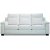 Atlas 3-Sitzer-Sofa mit hoher Rckenlehne - Off White Chenille