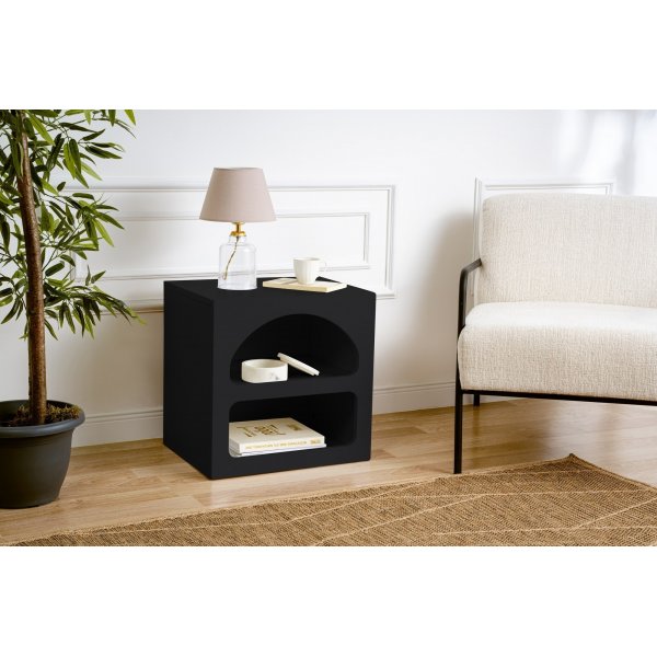 Liva Nachttisch - Schwarz