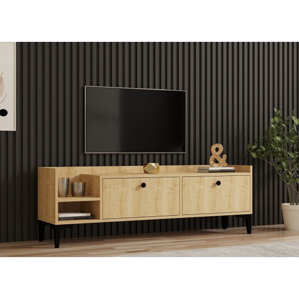 Heflin TV-Stnder - Saphir-Eiche