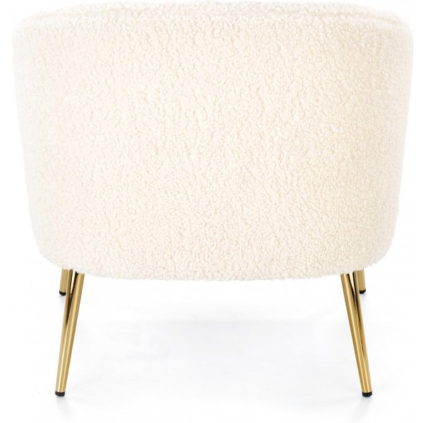 Bandera Sessel - Cremeweiß/Gold Bandera Sessel - Cremeweiß/Gold