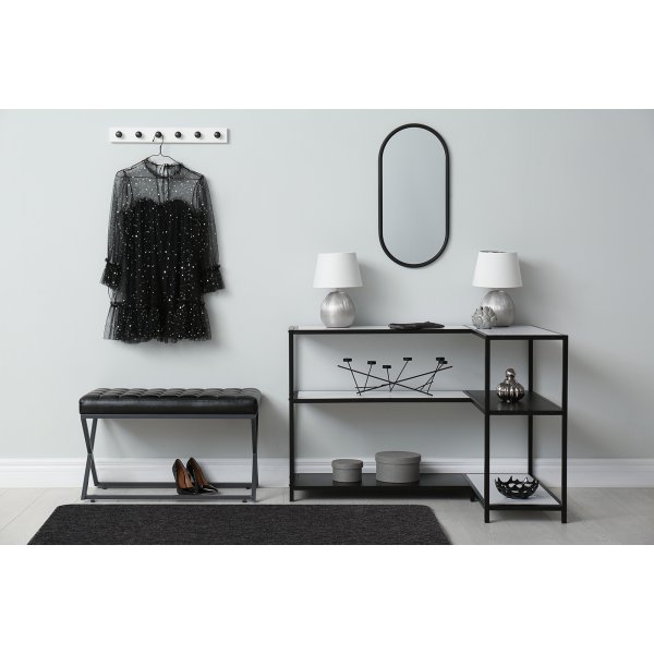 Flachgewebter Teppich Porto Anthrazit Flachgewebter Teppich Porto Anthrazit