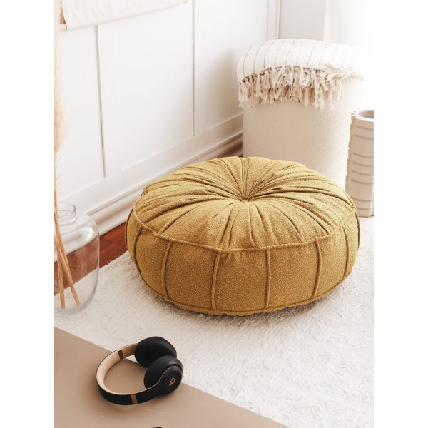 Vintage Pouf - Gelb Vintage Pouf - Gelb
