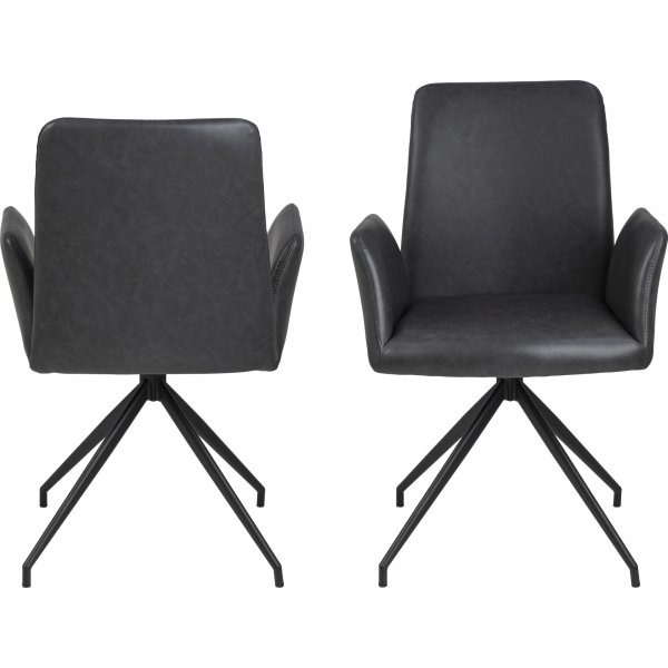 Sessel Naya - Schwarzes PU