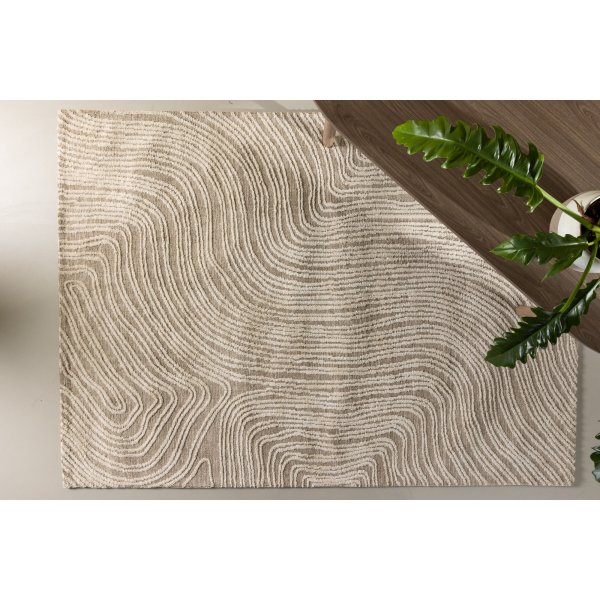Mittelgroßer Teppich 395 x 295 cm - Beige/Elfenbein Mittelgroßer Teppich 395 x 295 cm - Beige/Elfenbein