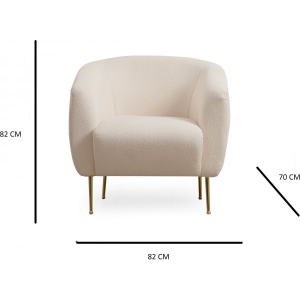 Eses Sessel - Creme Eses Sessel - Creme