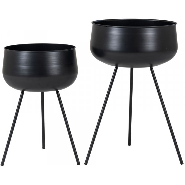 Ardola Blumenhalter - Schwarz - 2 Stk