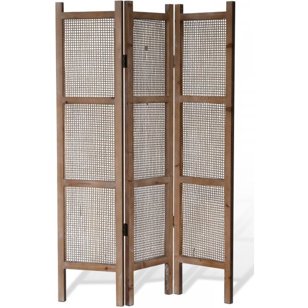 Raumteiler Paris - Braun / Rattan