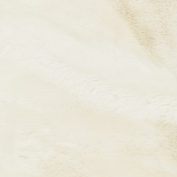 Flauschiges Kunstfell Elfenbein - 60 x 90 cm