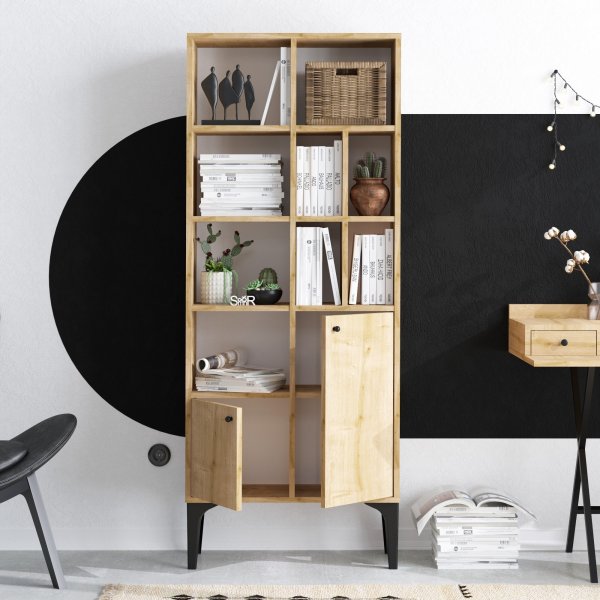 Castor-Bcherregal - Saphir-Eiche