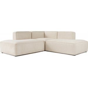 Mehr Mini-Ecksofa - Creme