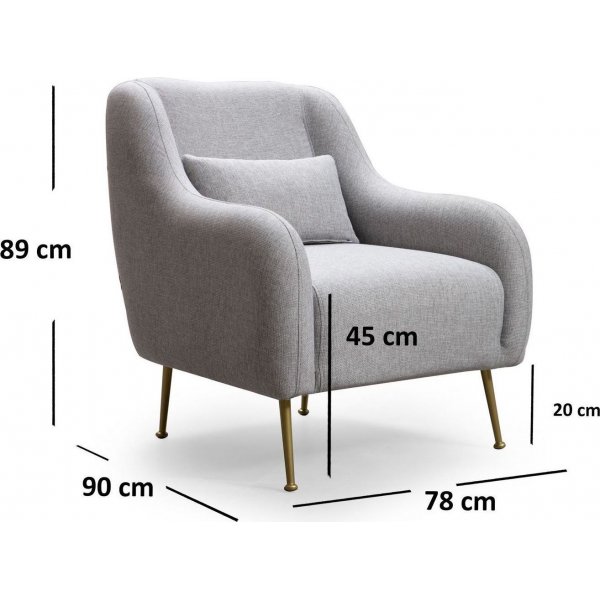 Sessel Sevilla - Grau Sessel Sevilla - Grau