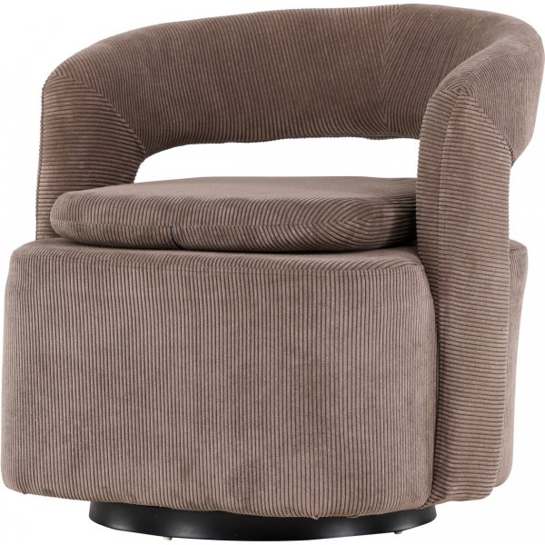 Lorbeer-Sessel - Brauner Cord Lorbeer-Sessel - Brauner Cord