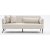 Revos 3-Sitzer-Sofa - Creme