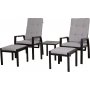 Loungegruppe Firenze - Grau