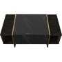 Veyron Couchtisch 103,8 x 60 cm - Schwarz/Gold