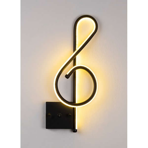 Gurra Wandleuchte - Schwarz