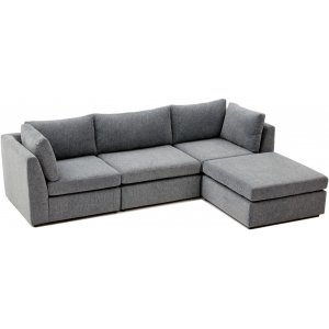 Mottona 3-Sitzer-Diwansofa Grau