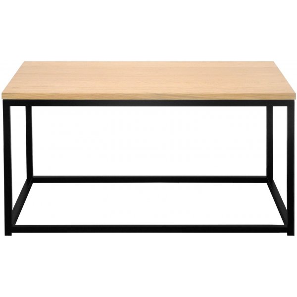 Natalie Couchtisch 87x47 - Wei pigmentiertes Eichenfurnier