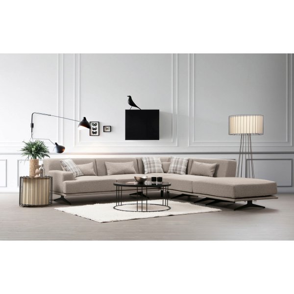 Ecksofa Bentley - Beige Ecksofa Bentley - Beige