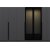 Cikani Kleiderschrank mit Spiegeltr 225x52x210 cm - Anthrazit