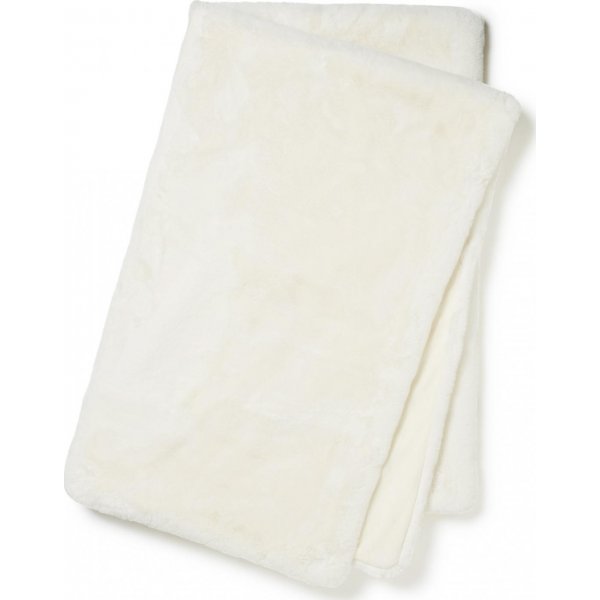 Flauschiges Plaid Elfenbein - 120 x 180 cm